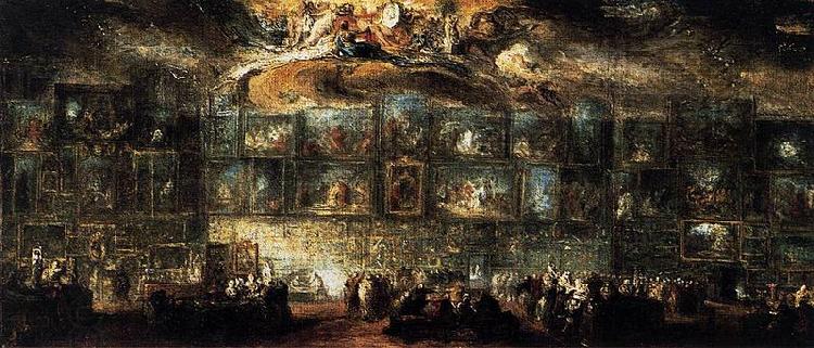 Gabriel Jacques de Saint-Aubin The Salon of 1779 China oil painting art